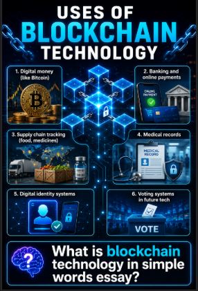 What is blockchain technology in simple words essay