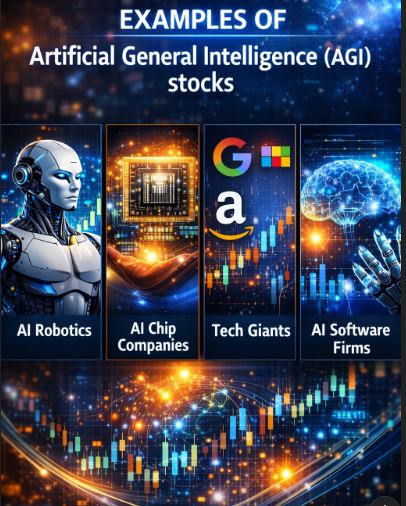 Examples of Artificial General Intelligence (AGI) stocks